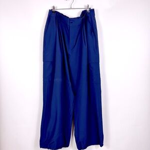 GapFit Navy Cargo Wide Leg Pants